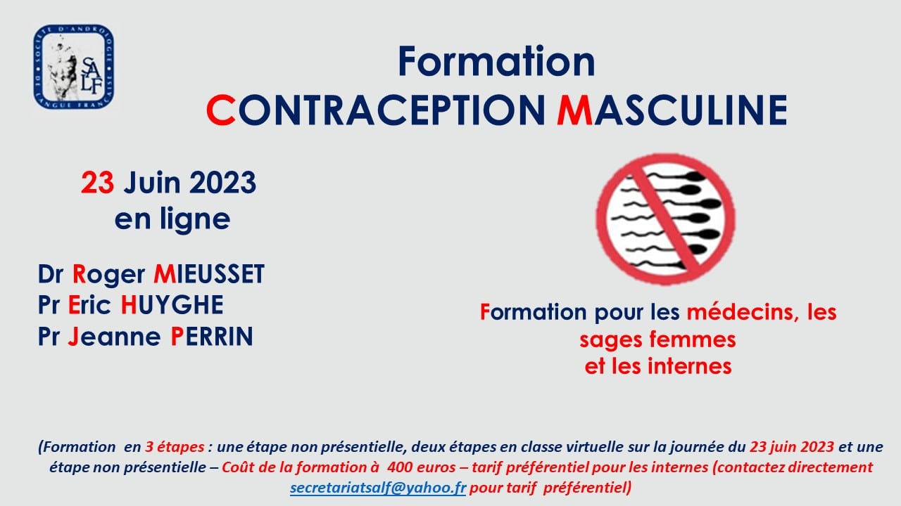 Formation Contraception Masculine le vendredi 23 juin 2023