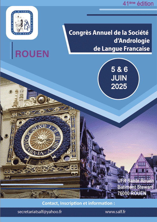 Congrès annuel de la SALF – 5 & 6 juin 2025 – ROUEN